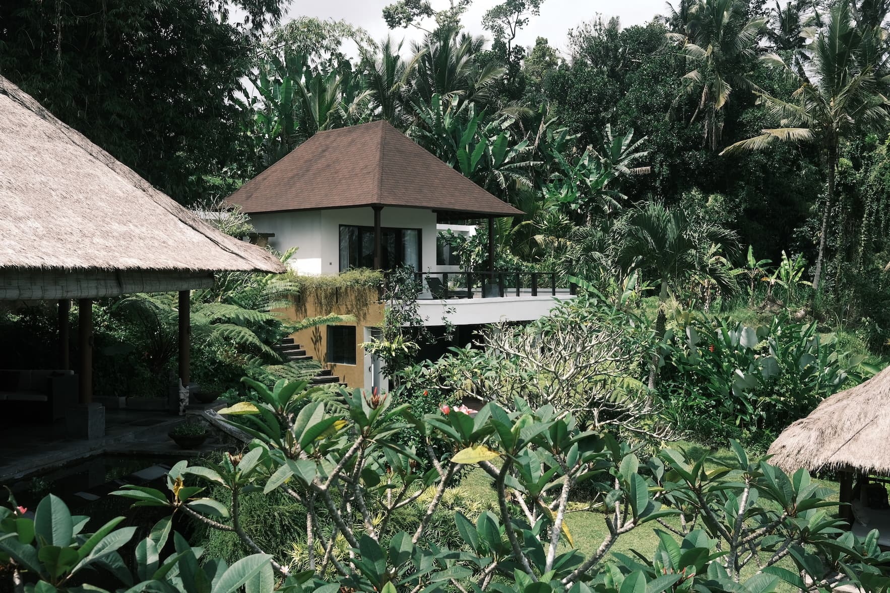 Villa pool and garden